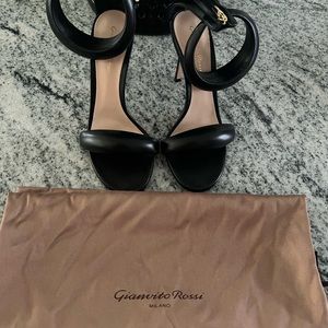 Gianvito Rossi Black Bijoux Heels (Priced to Sell) read description